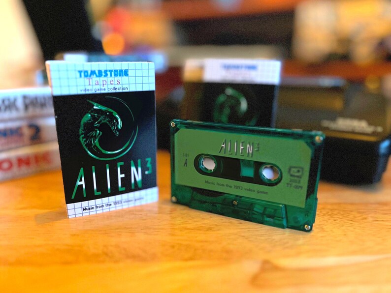 "Alien 3" Sega Master System soundtrack Casette Tape